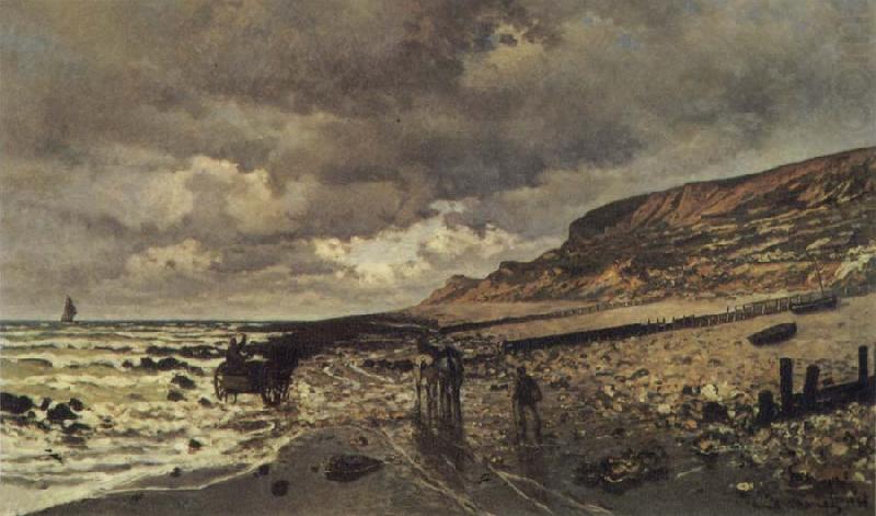 Claude Monet La Pointe de la Heve a Maree basse china oil painting image